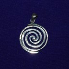 Spiral Silver Pendant